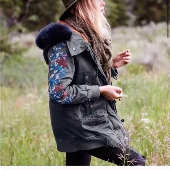 Free People Jackets & Blazers - Free people embellished coat